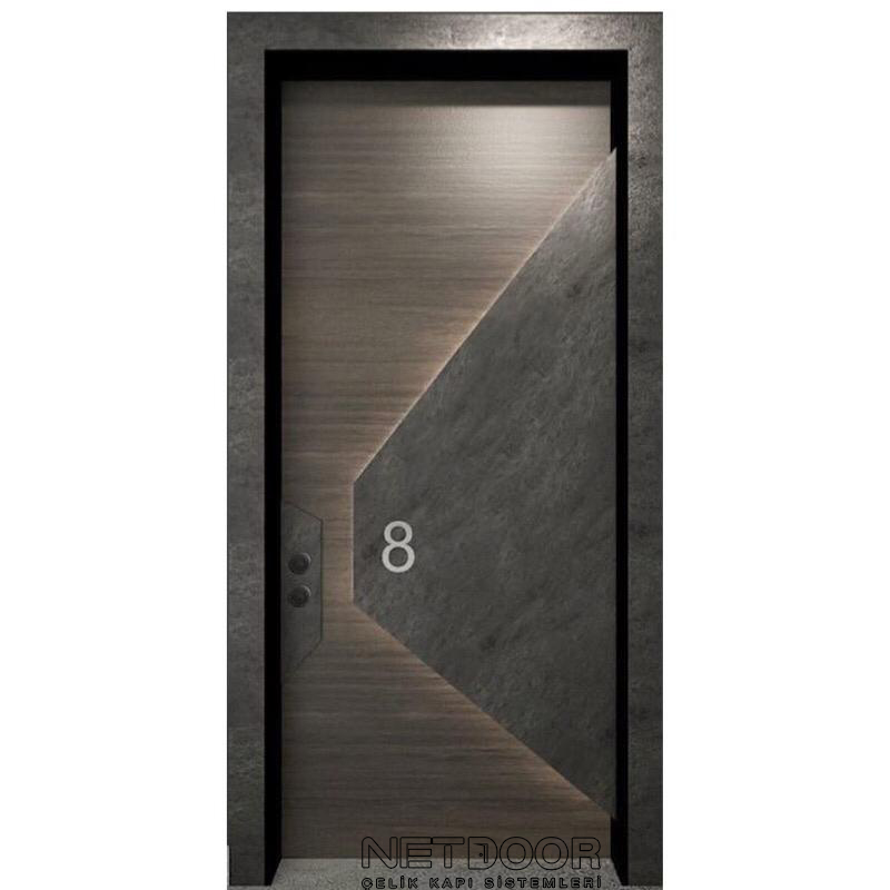 ND628 Modern Çelik Kapı